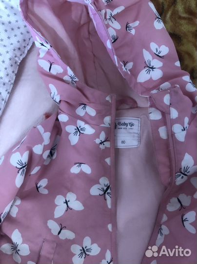Куртка ветровка для девочки 80