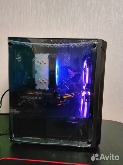Игровой пк 12100/rtx 4060/ 32ddr4(2x16) /b660/600w