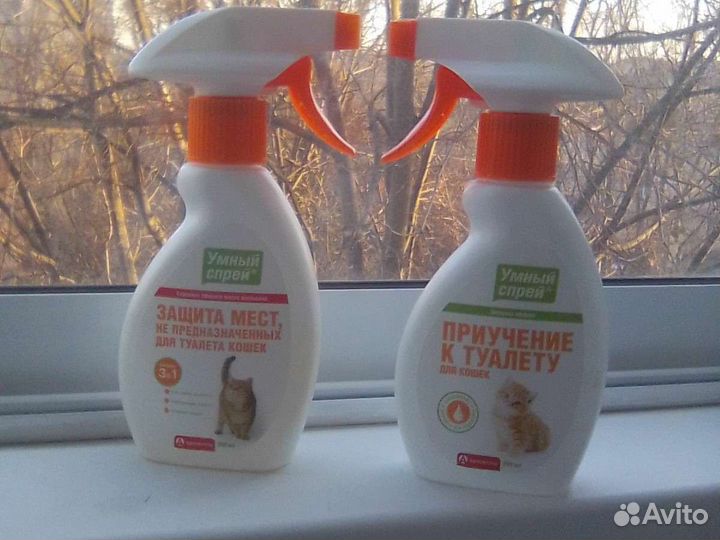 Спреи приучение кошки к туалету