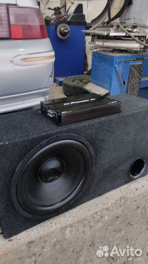Сабвуфер и усилитель бу