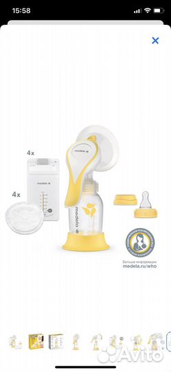 Молокоотсос medela ручной