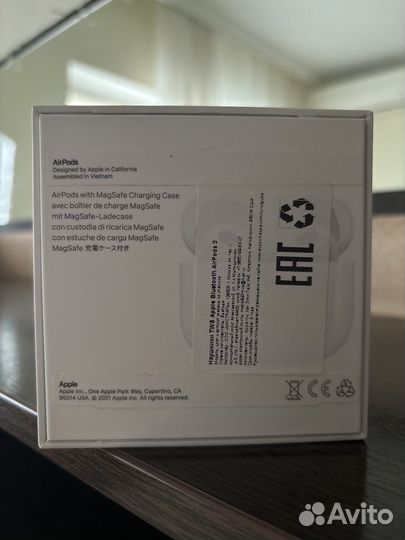 Наушники apple airpods 3