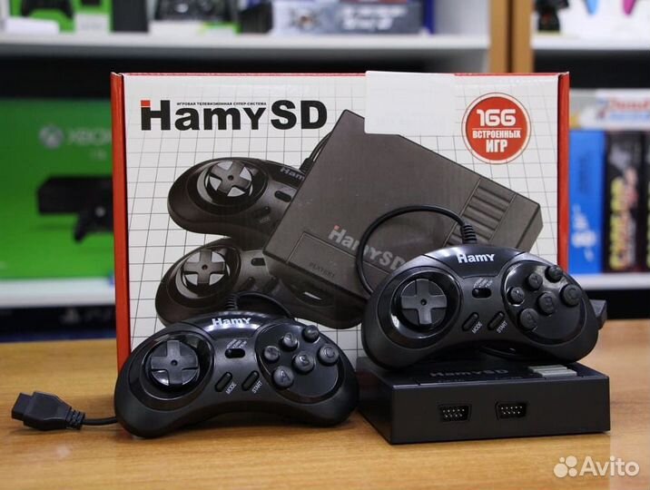 Приставка Hamy SD black (2в1 8+16 Bit) +166 игр