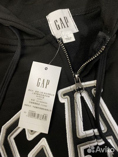 Зип худи Gap черная