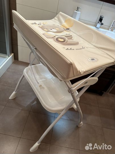 Пеленальный столик с ванночкой cam