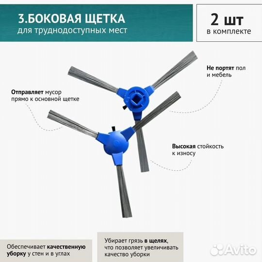 Сменный комплект для робот-пылесоса DGRobot X6