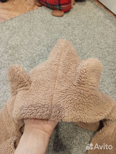 Шапка шарф мишка