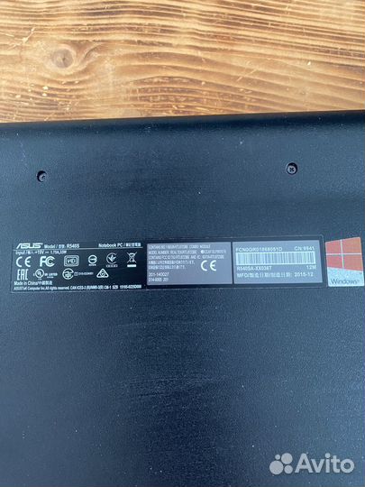 Ноутбук asus r540s