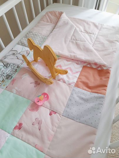 Летнее одеяло-пледик для девочки новое