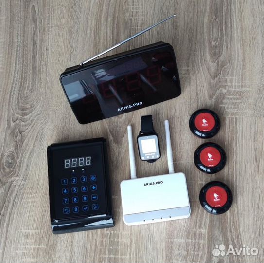 Система вызова персонала беспроводная - комплект