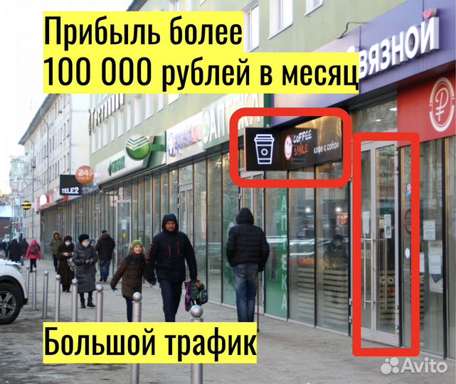 Бизнес Кофейня Прибыль 100 т.р. в месяц