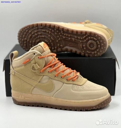 Кроссовки Nike Air Force 1 Duckboot (с мехом) (Арт.50246)