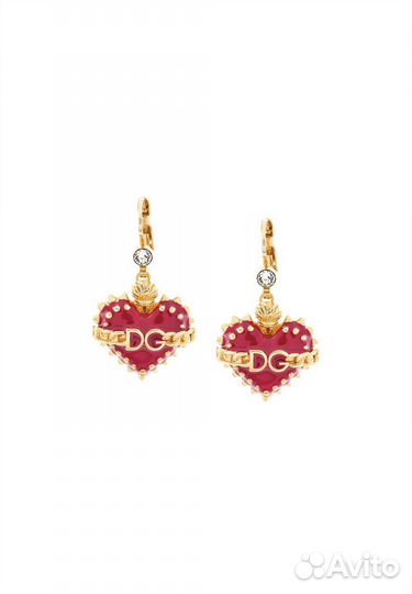 Серьги эмаль D&G оригинал