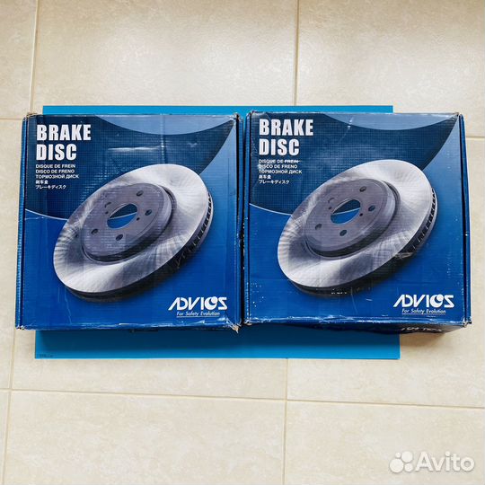 Тормозные диски Advics A6F199B. Б/у