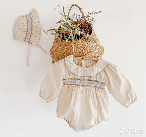 Комплект на выписку для девочки лето