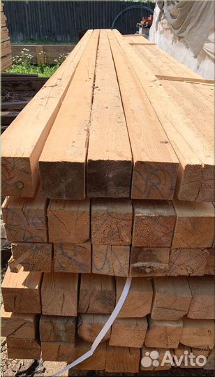 Брус обрезной ест. вл. хвоя 3-4 сорт 100х150х6,0