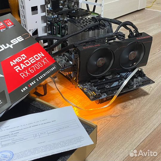 Видеокарта RX 6700XT Sapphire Pulse/ Гарантия 1год