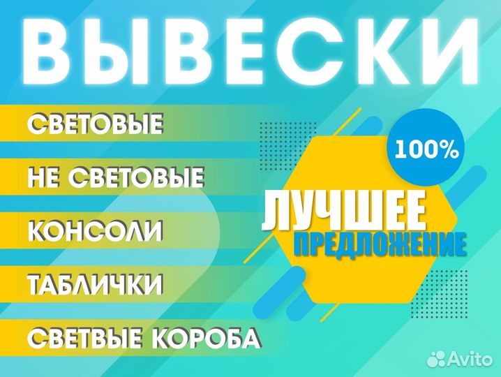 Вывеска на заказ