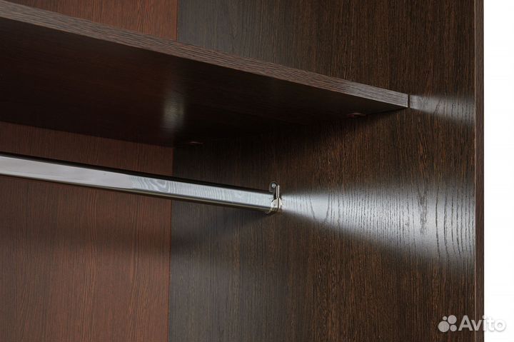 Шкаф-купе 240*58*240 3дв. венге (комбинированный)