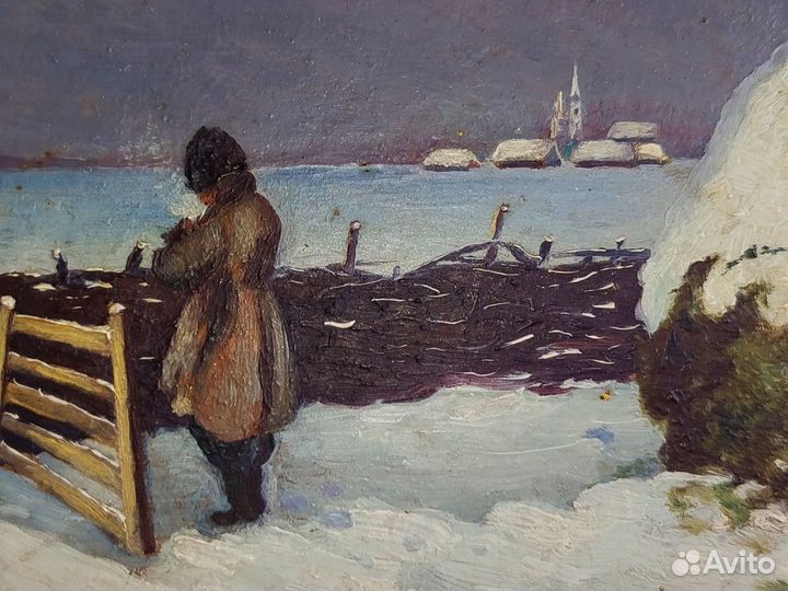 Старинная живопись до 1917 года с открытки конца 1