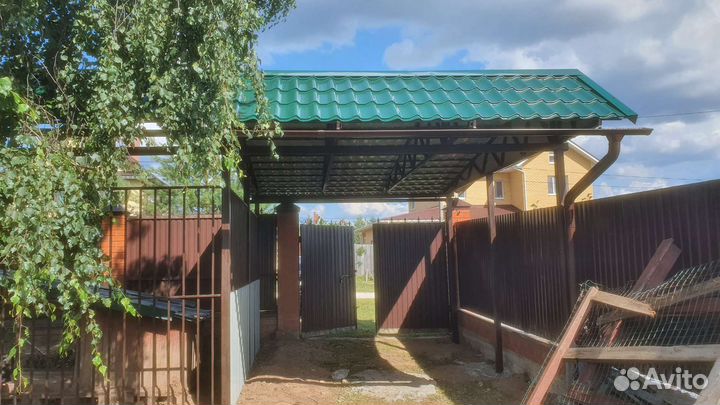 Навесы для автомобиля из металла