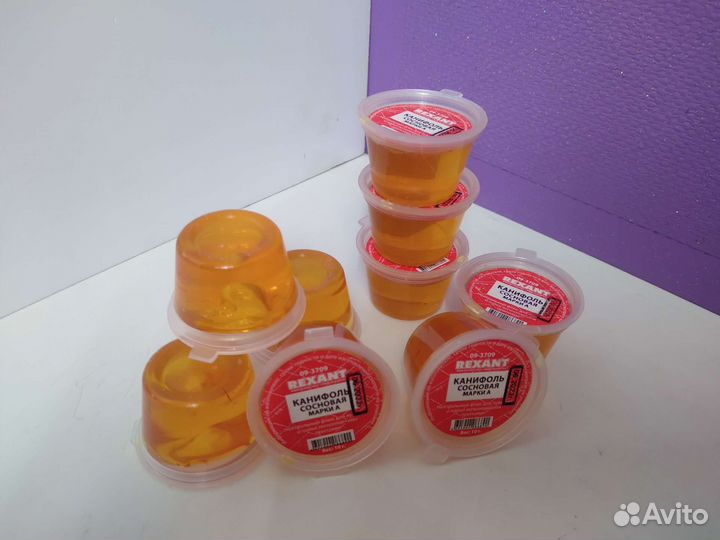 Канифоль сосновая марки А 10 гр. Флюс для пайки