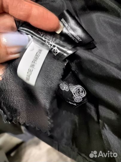 Кожаная куртка косуха 44