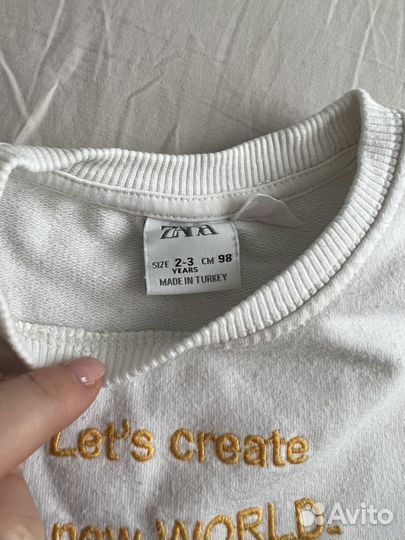 Свитшот толстовка zara на мальчика