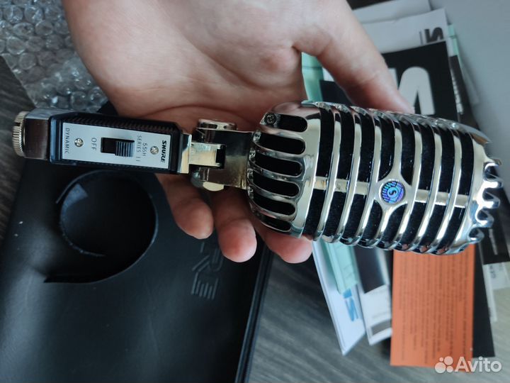 Shure 55sh динамический ретро микрофон. Новый