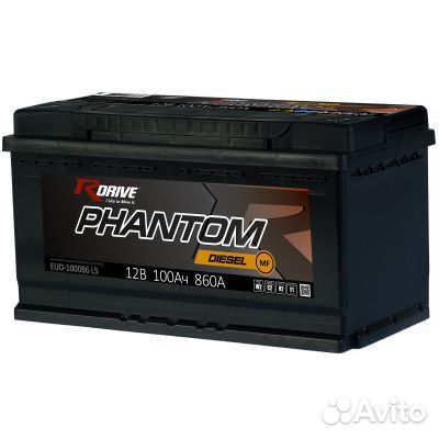 Аккумулятор R-Drive EFB 100Ач о.п EUE-100086L5