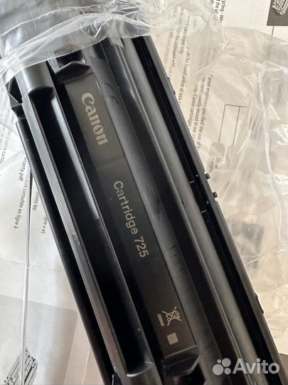 Картридж для принтера canon 725. Не использован