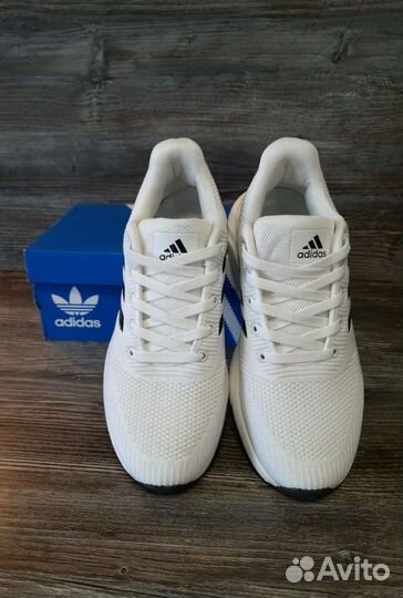 Кроссовки Adidas белые лето артикул 925