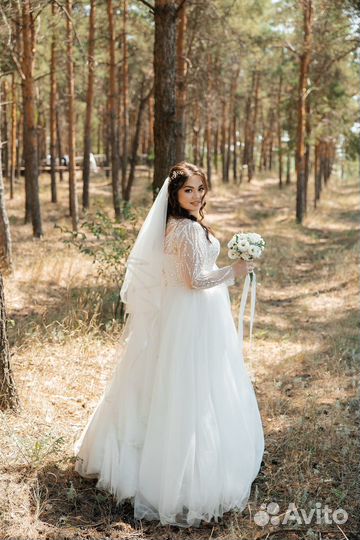 Свадебное платье 52 54 56