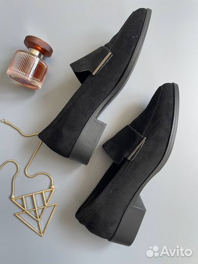 Туфли женские 36 замшевые