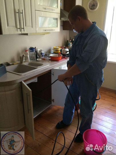 Прочистка канализации/устранение засора