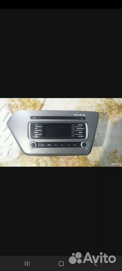 Штатная магнитола на kia rio 3