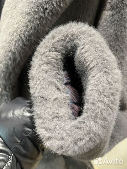 Шуба из экомеха anse женская 42