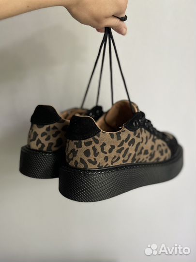 Кеды натуральная замша, р.36