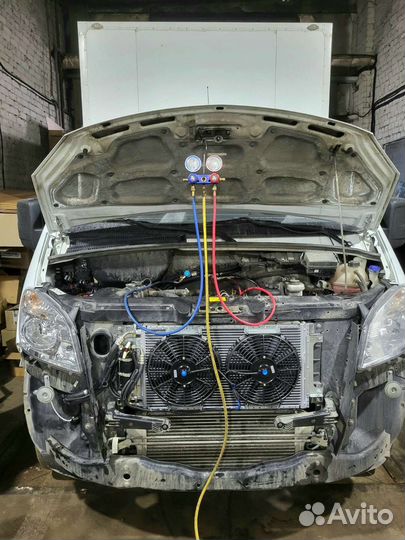 Радиатор кондиционера Газель нэкст всборе