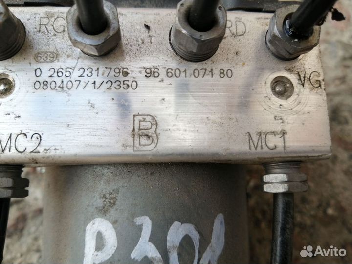 Блок ABS Пежо 308 408