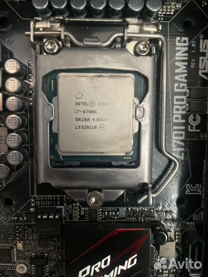 Комплект asus z170 i7 6700k 16gb ddr4