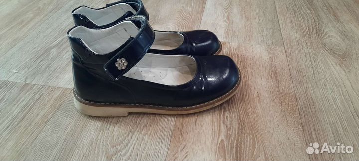 Туфли школьные Woopy для девочки 34 размер