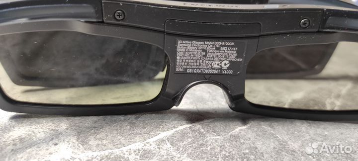 Пара 3D очков для телевизора Samsung