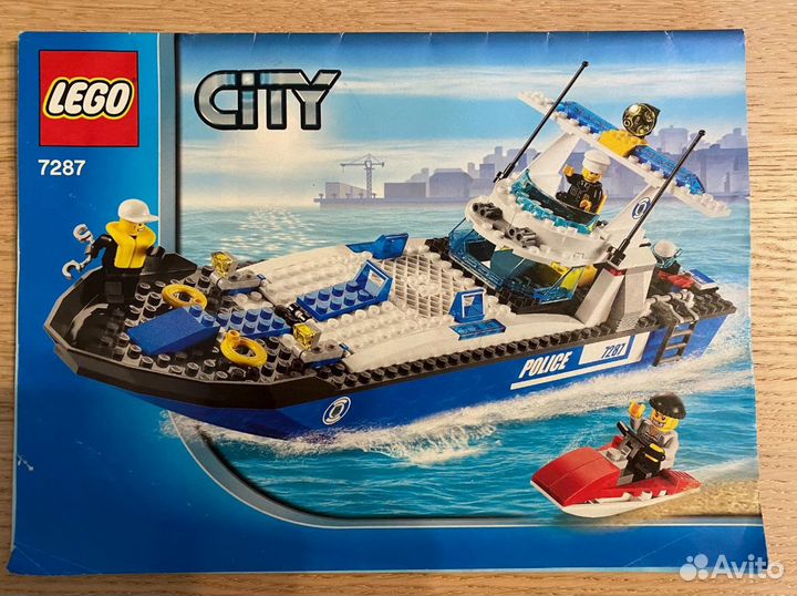 Lego City 7287 - Полицейский катер