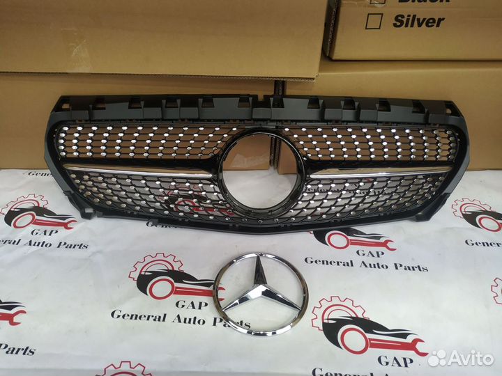 Mercedes W117 CLA решетка радиатора амг диамонд