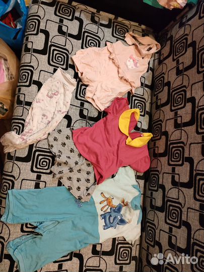 Вещи пакетом на девочку до года