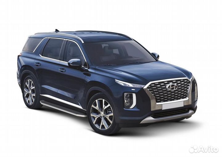 Пороги Подножки Hyundai Palisade 2021- 
