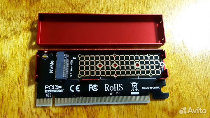 Адаптер jeyi M.2 nvme к PCI-E 4,0 X16