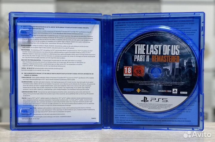 The Last Of Us Part 2 Remastered Sony PS5 Б/У Диск