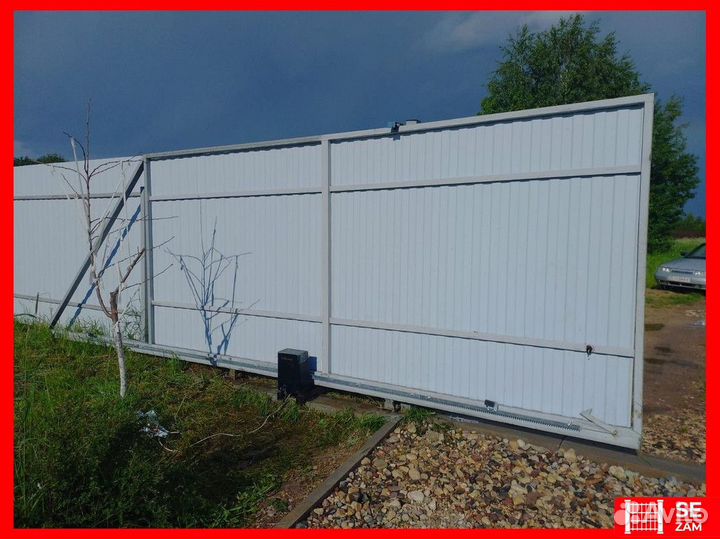 Автоматические откатные ворота,заборы,навесы